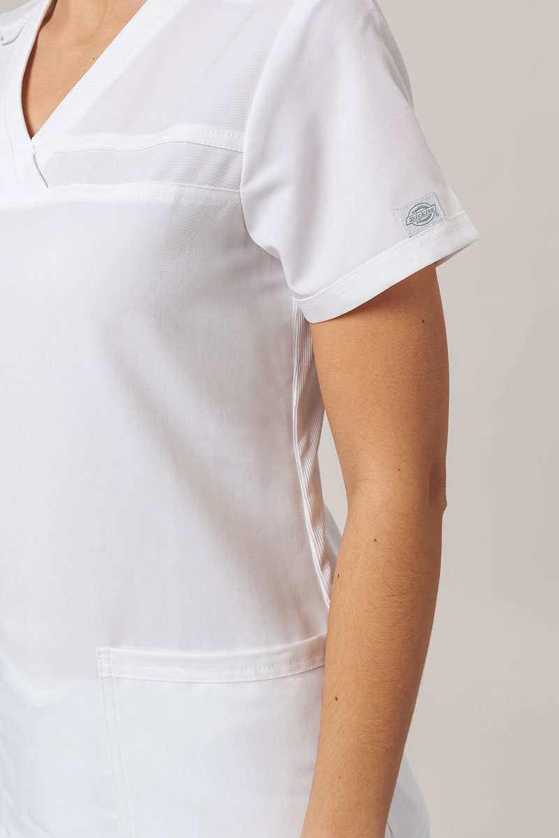 Lékařská dámská souprava Dickies Balance (bluza V-neck, spodnie Mid Rise) bílá-6