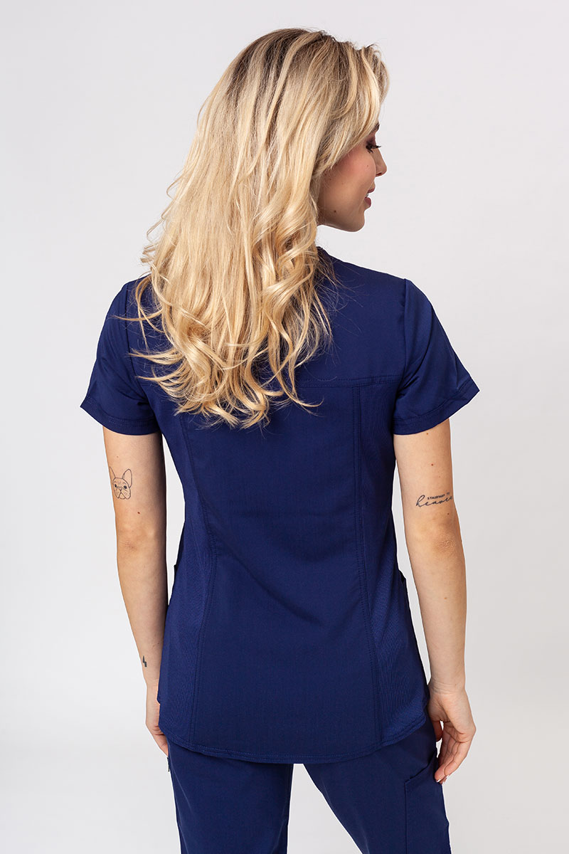 Lékařská dámská souprava Dickies Balance (bluza V-neck, spodnie Mid Rise) námořnická modř-4