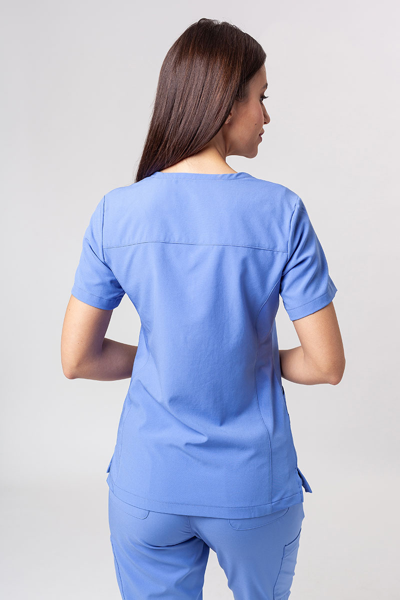 Lékařská dámská souprava Maevn Momentum (halena Asymetric, kalhoty jogger) klasicky modrá-3
