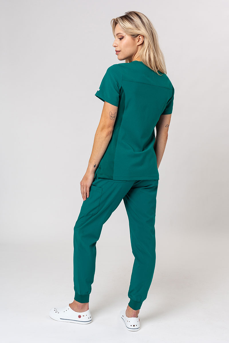 Lékařská dámská souprava Maevn Momentum (halena Asymetric, kalhoty jogger) zelená-1