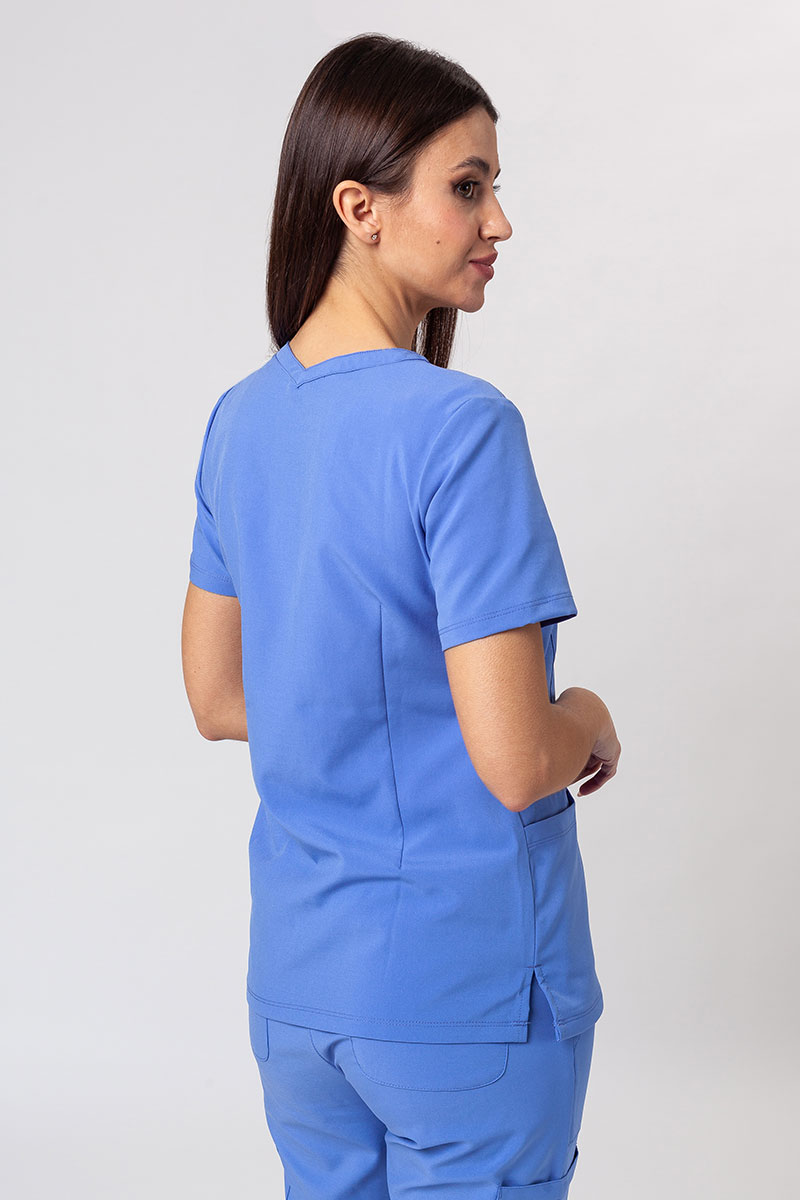 Lékařská dámská souprava Maevn Momentum (halena Double V–neck, kalhoty 6-pocket) klasicky modrá-3