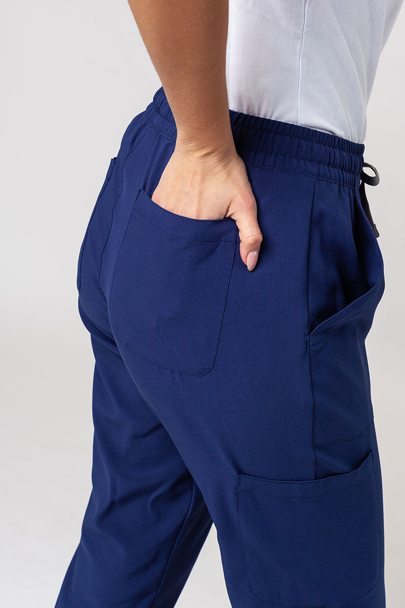 Lékařská dámská souprava Maevn Momentum (halena Double V–neck, kalhoty 6-pocket) námořnická modř-11