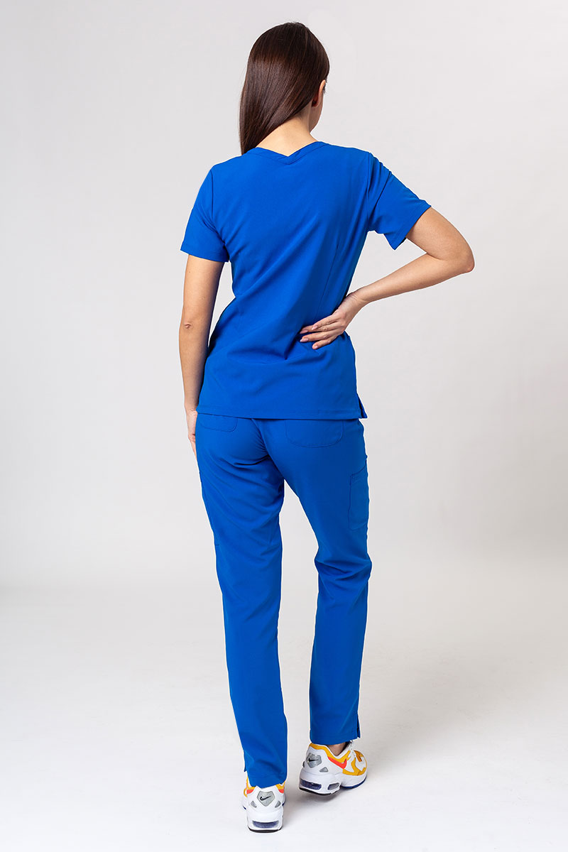 Lékařské dámské kalhoty Maevn Momentum 6-pocket královsky modré-6