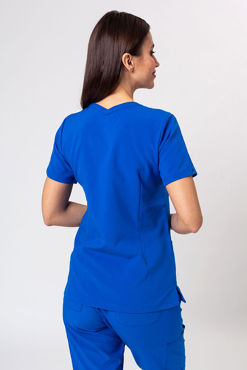 Lékařská dámská souprava Maevn Momentum (halena Double V–neck, kalhoty 6-pocket) královsky modrá-3