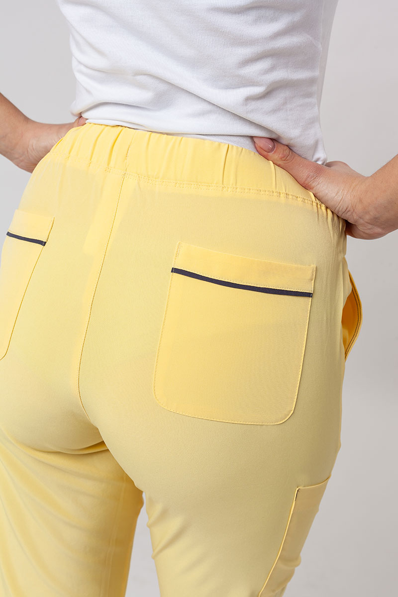 Dámské kalhoty Maevn Matrix Impulse Stylish žluté-4