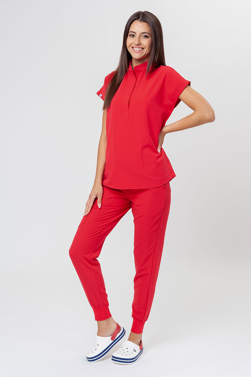 Dámské lékařské kalhoty Uniforms World 518GTK™ Avant Phillip červené-7