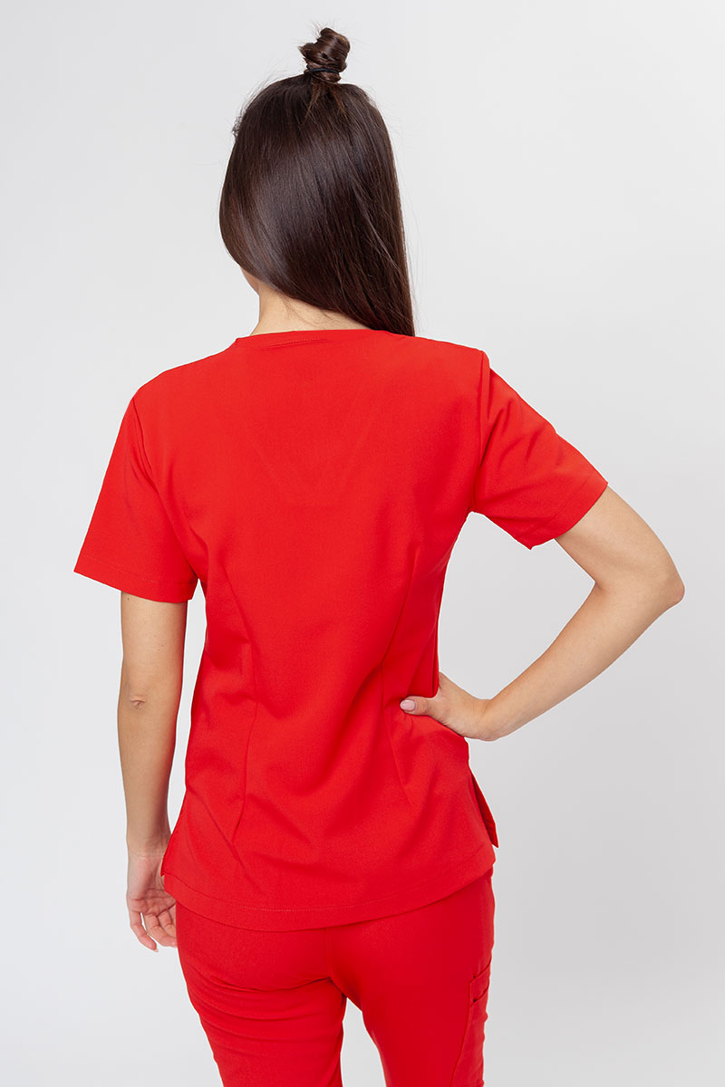 Lékařská souprava Sunrise Uniforms Premium (halena Joy, kalhoty Chill) šťavnatá červená-4