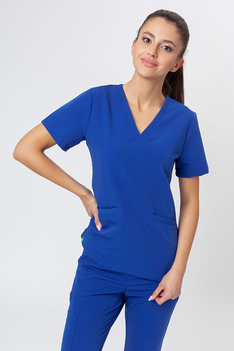 Lékařská halena Sunrise Uniforms Premium Joy tmavě modrá-2