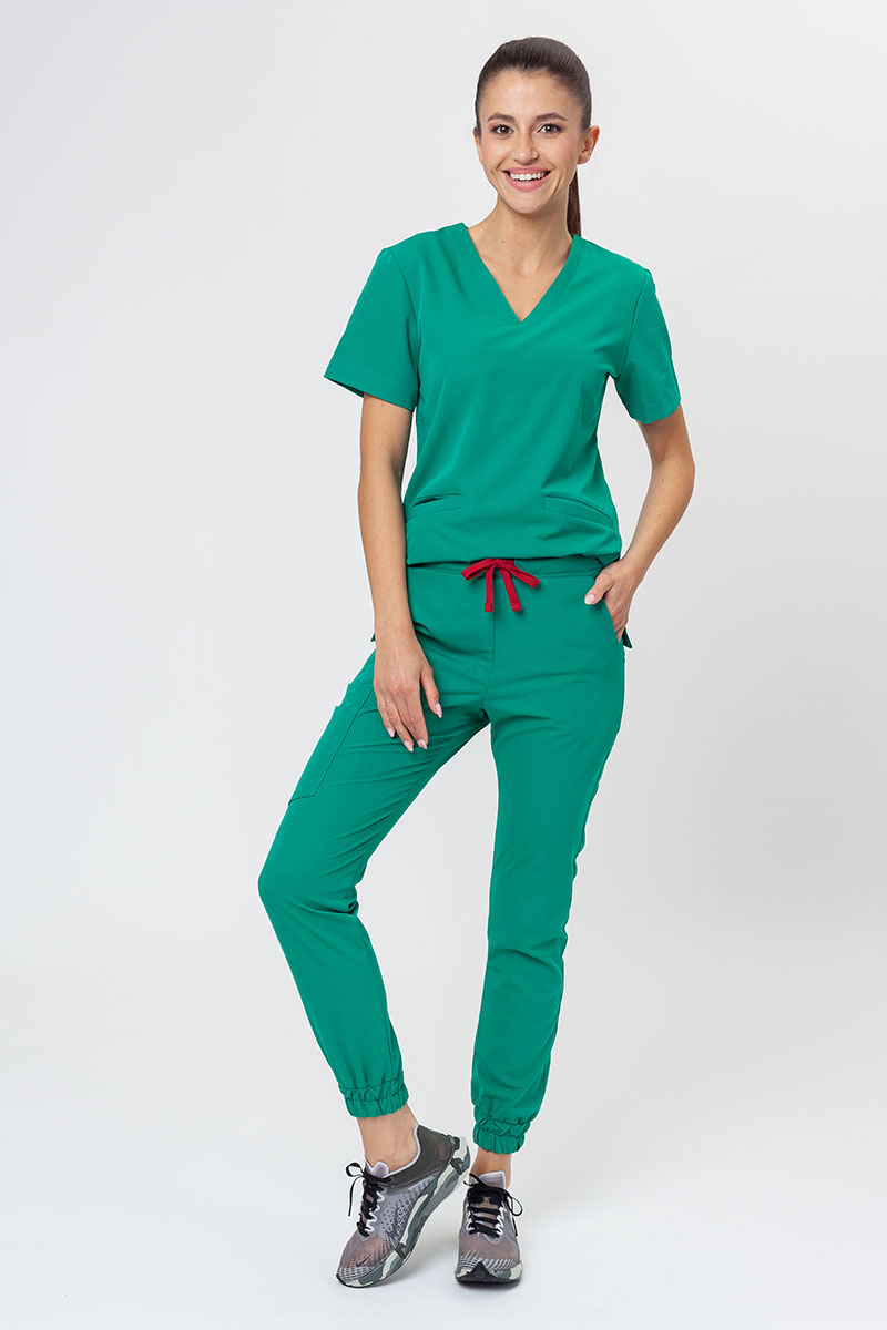 Lékařská halena Sunrise Uniforms Premium Joy zelená-6