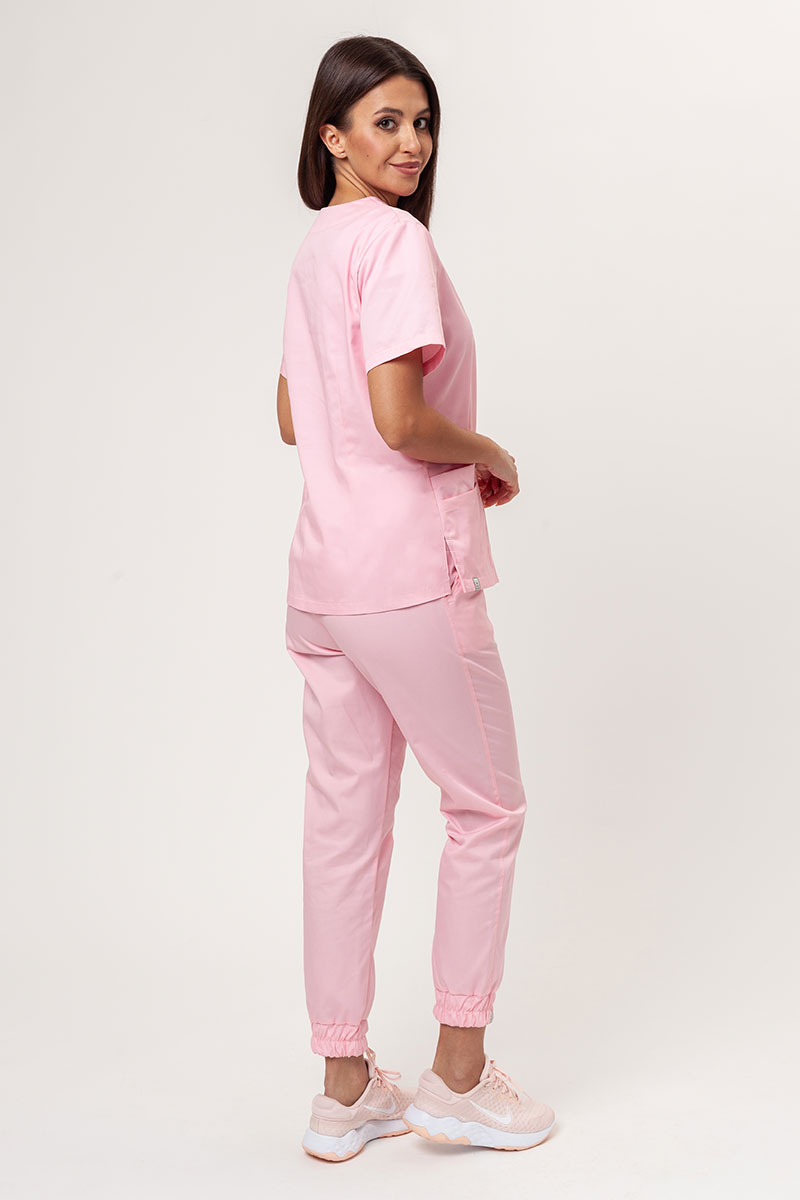 Dámské lékařské kalhoty Sunrise Easy FRESH jogger světle růžová-6