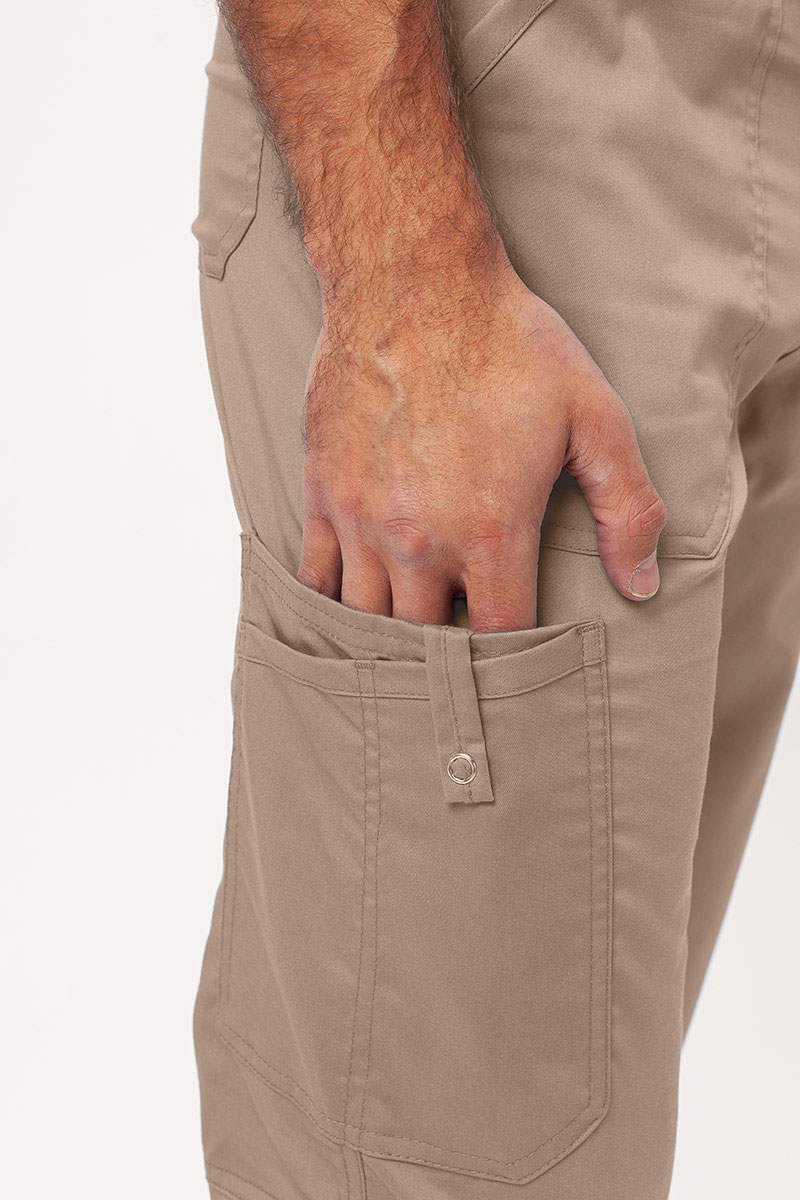 Pánská lékařská souprava Cherokee Revolution (halena V-neck, kalhoty Fly Cargo) béžová-10