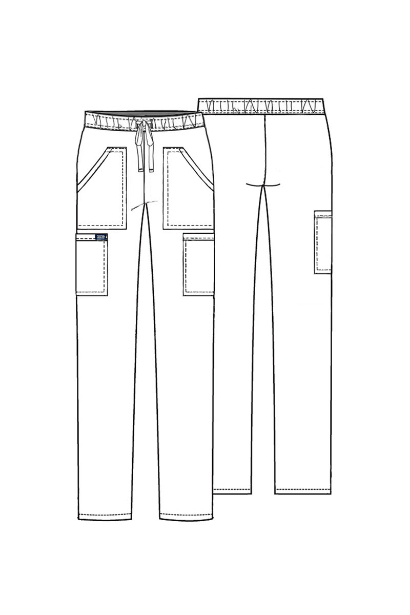 Dámské lékařské kalhoty Cherokee Ultra Cargo fialové-7