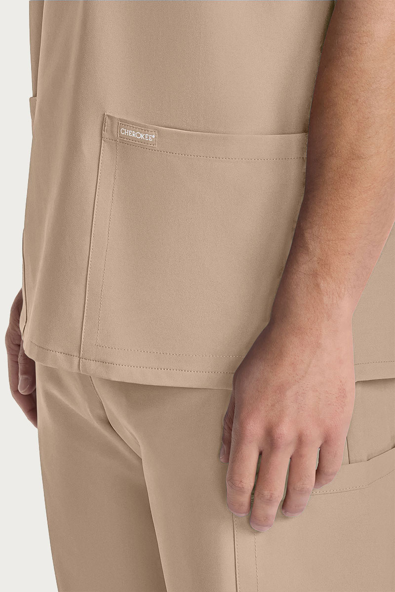 Pánská lékařská souprava Cherokee Ultra (halena V-neck, kalhoty Cargo) béžová-5