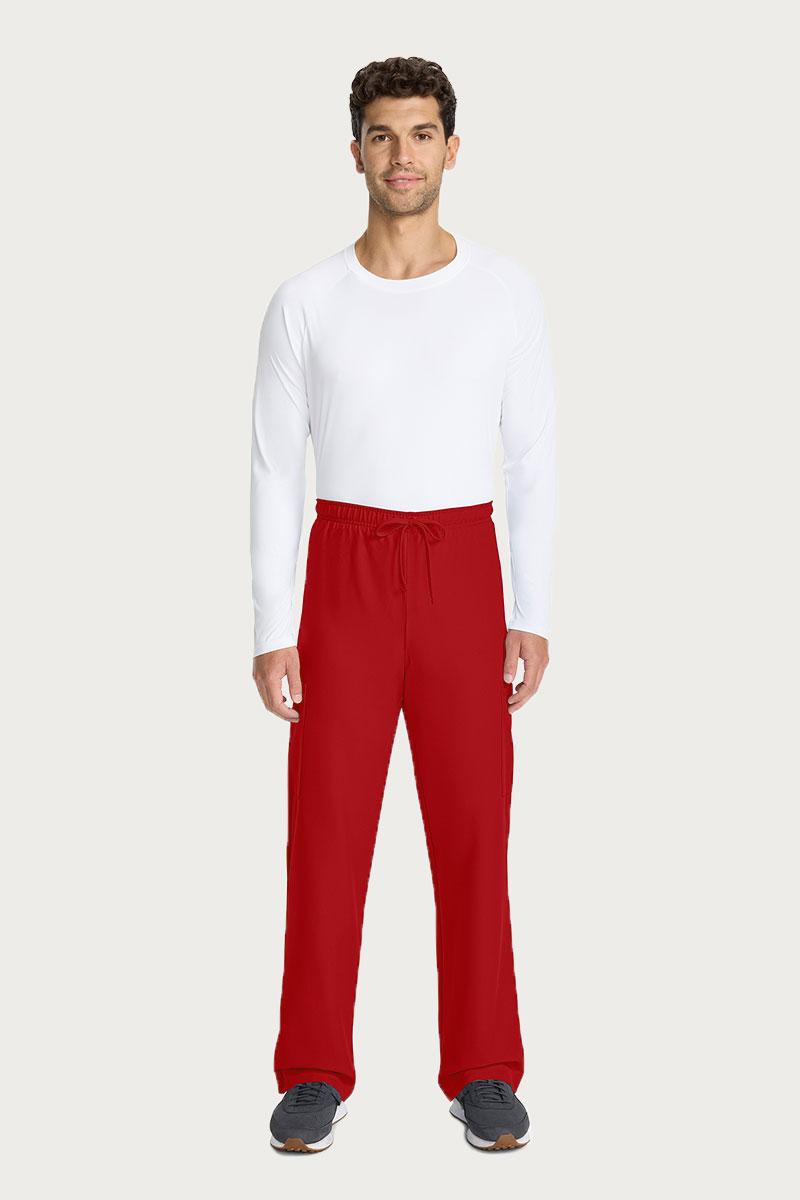 Pánská lékařská souprava Cherokee Ultra (halena V-neck, kalhoty Cargo) červená-11