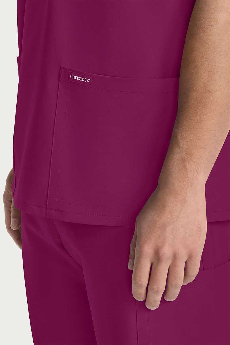 Pánská lékařská souprava Cherokee Ultra (halena V-neck, kalhoty Cargo) třešnová-5