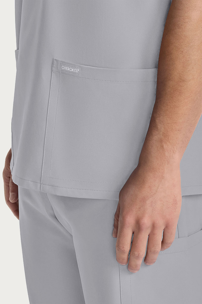 Pánská lékařská souprava Cherokee Ultra (halena V-neck, kalhoty Cargo) světle šedá-5