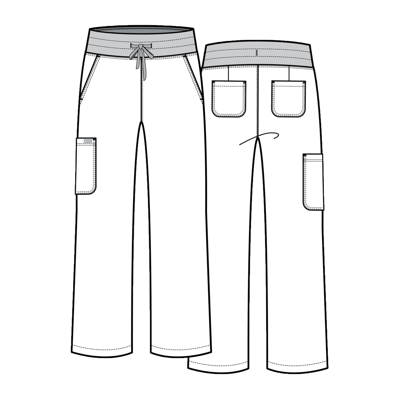 Dámská lékařská souprava Maevn Momentum Round klasicky modrá-11