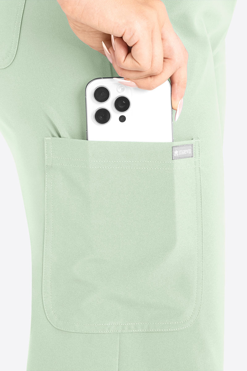 Dámská lékařská souprava Maevn Momentum Round mátová-9