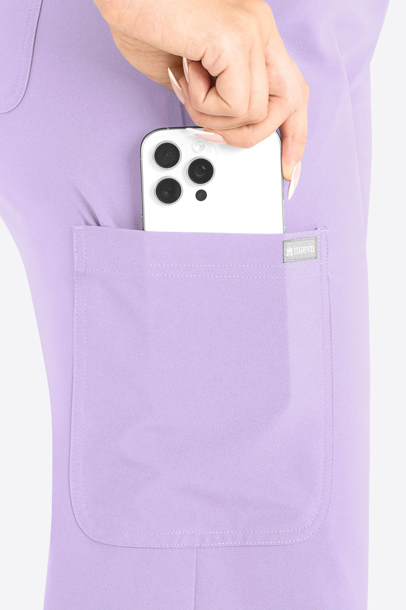 Dámská lékařská souprava Maevn Momentum Round lavendulová-9