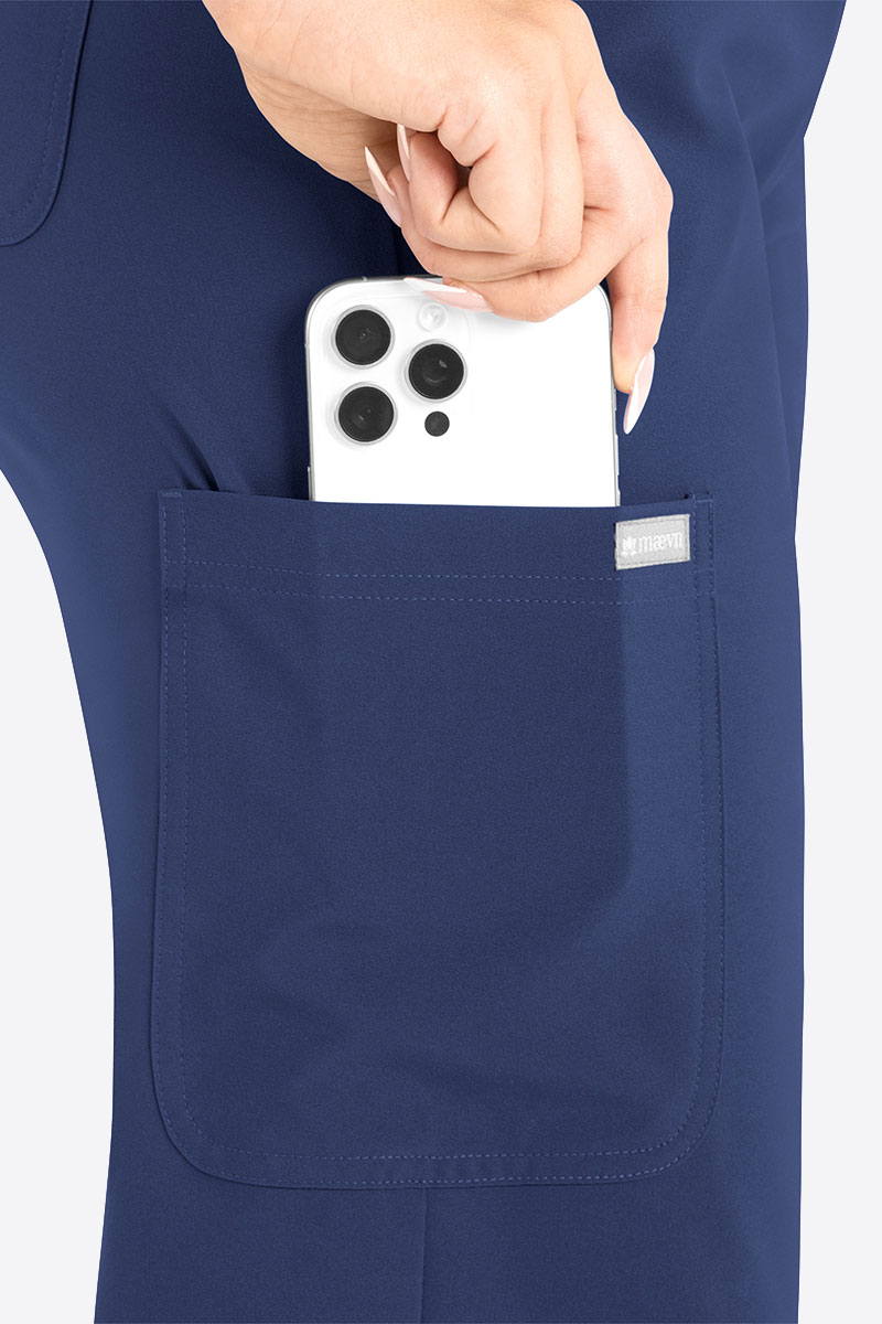 Dámská lékařská souprava Maevn Momentum Round námořnická modř-9
