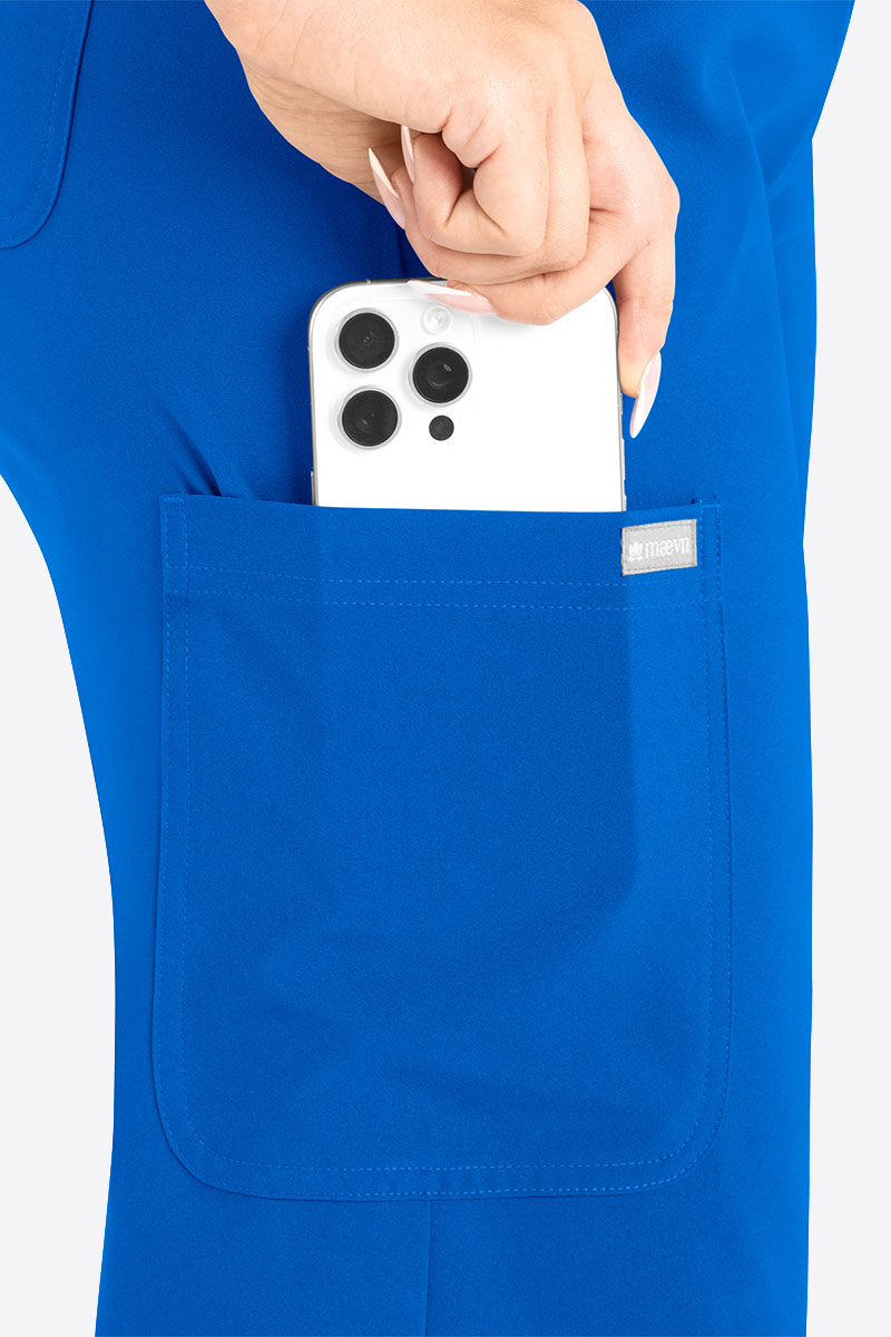 Dámská lékařská souprava Maevn Momentum Round královsky modrá-9