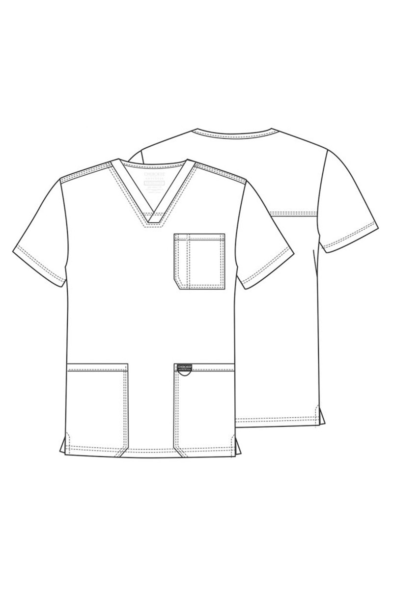 Pánská lékařská halena Cherokee Revolution V-neck Men zelená-6