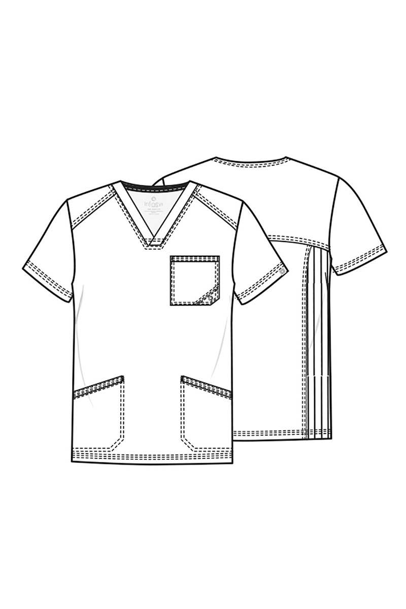 Pánská lékařská halena Cherokee Infinity V-neck Men olivková-8