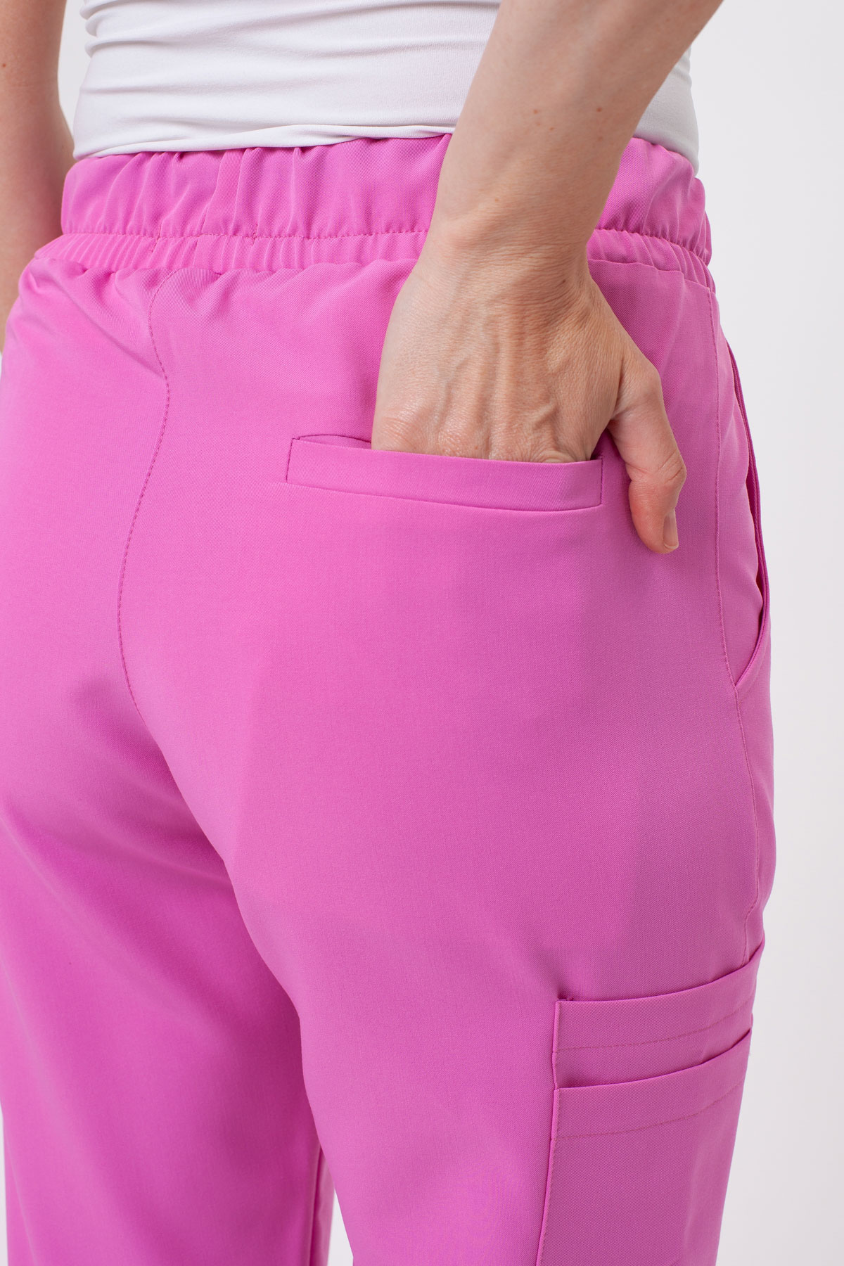 Dámské lékařské kalhoty Sunrise Uniforms Premium Vibe jogger růžové-5
