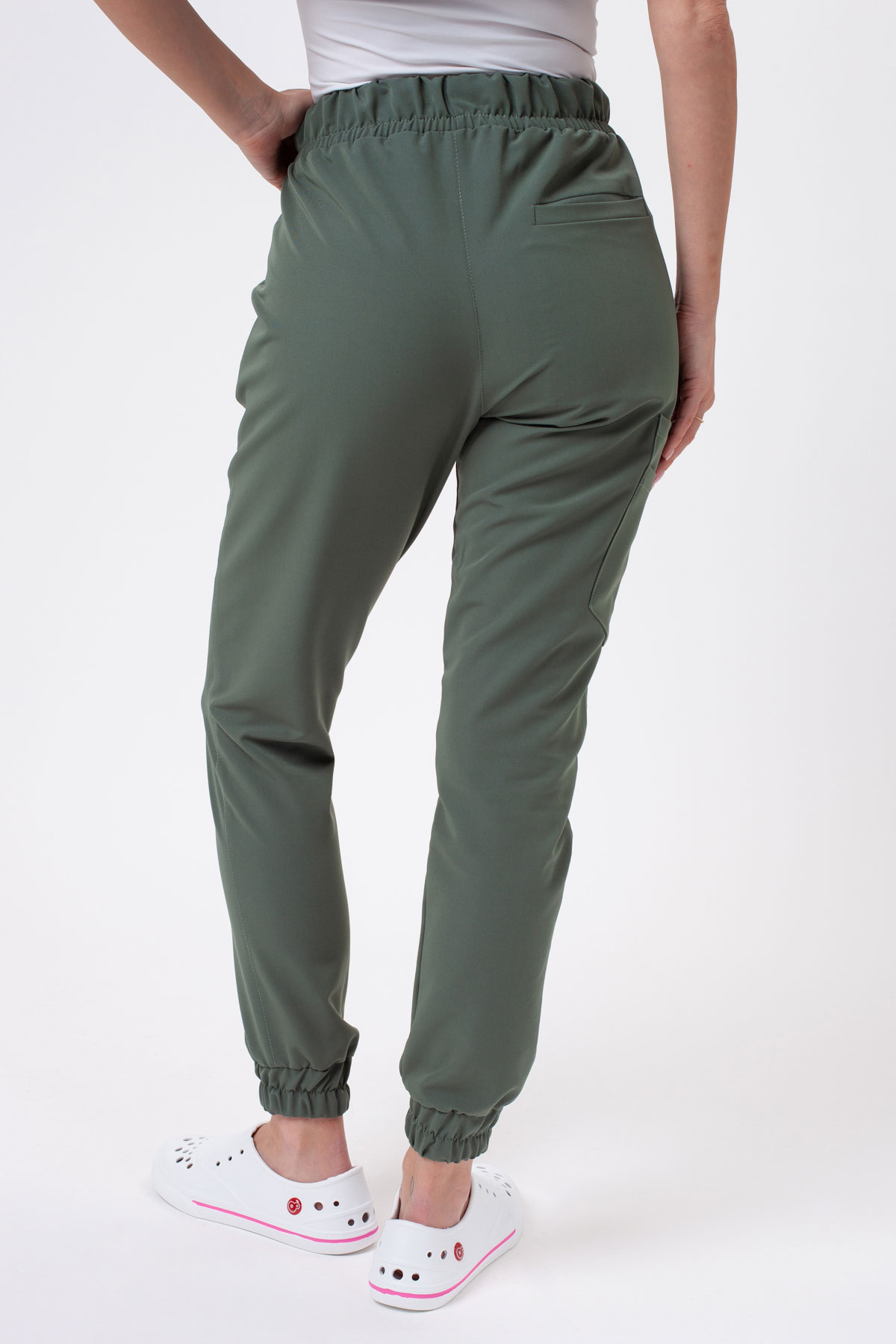 Dámské lékařské kalhoty Sunrise Uniforms Premium Vibe jogger sage green-1