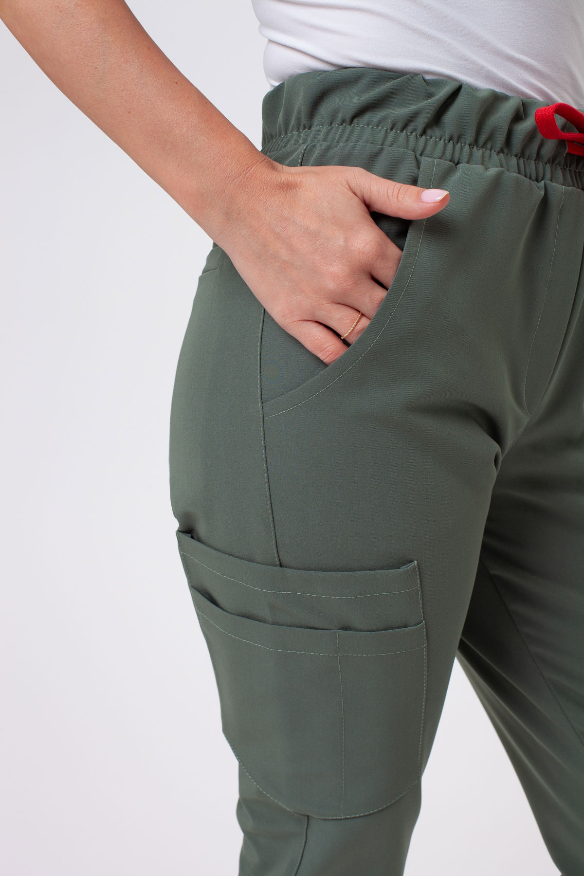 Dámské lékařské kalhoty Sunrise Uniforms Premium Vibe jogger sage green-2