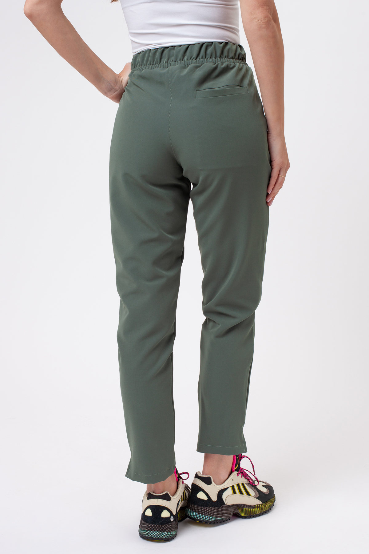 Dámské lékařské kalhoty Sunrise Uniforms Premium Pride sage green-2