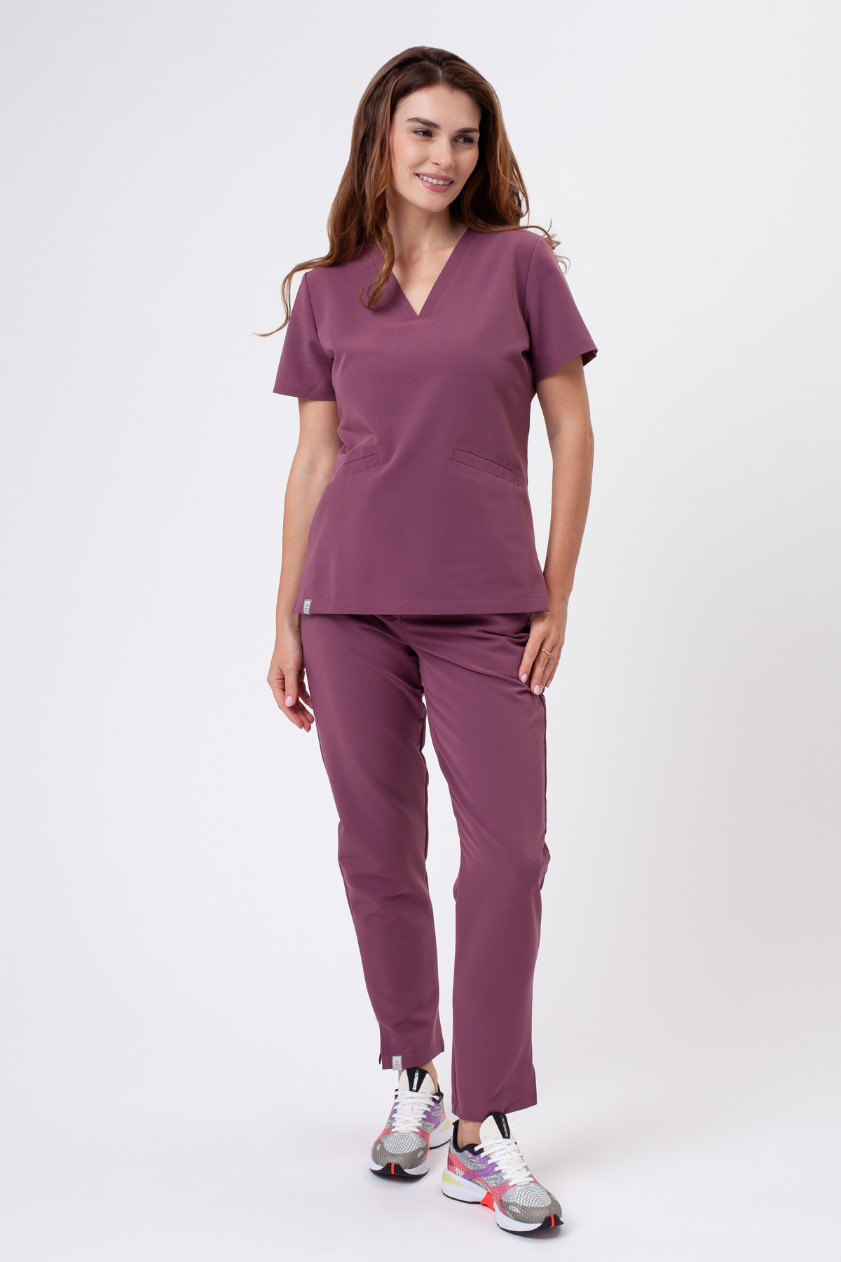 Lékařská souprava Sunrise Uniforms Premium Pride grape-1