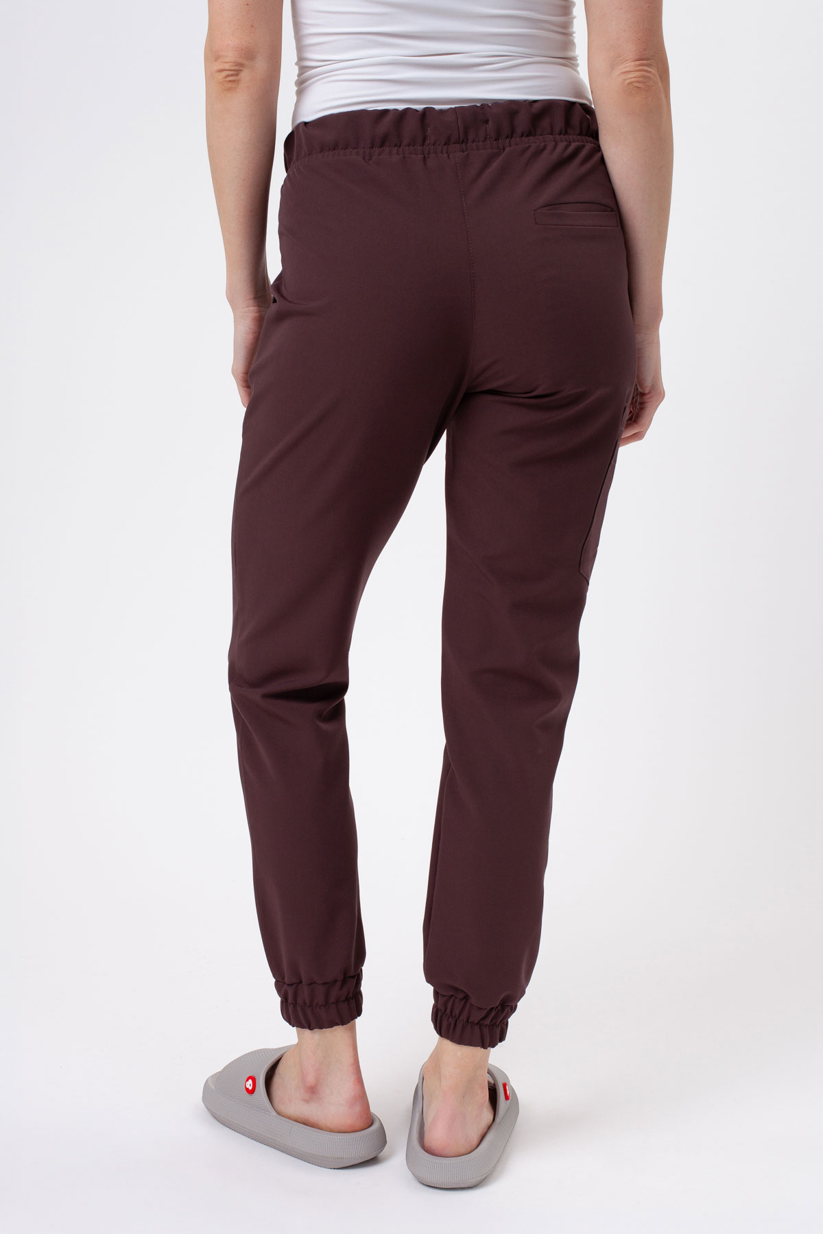 Dámské lékařské kalhoty Sunrise Uniforms Premium Vibe jogger choco-2