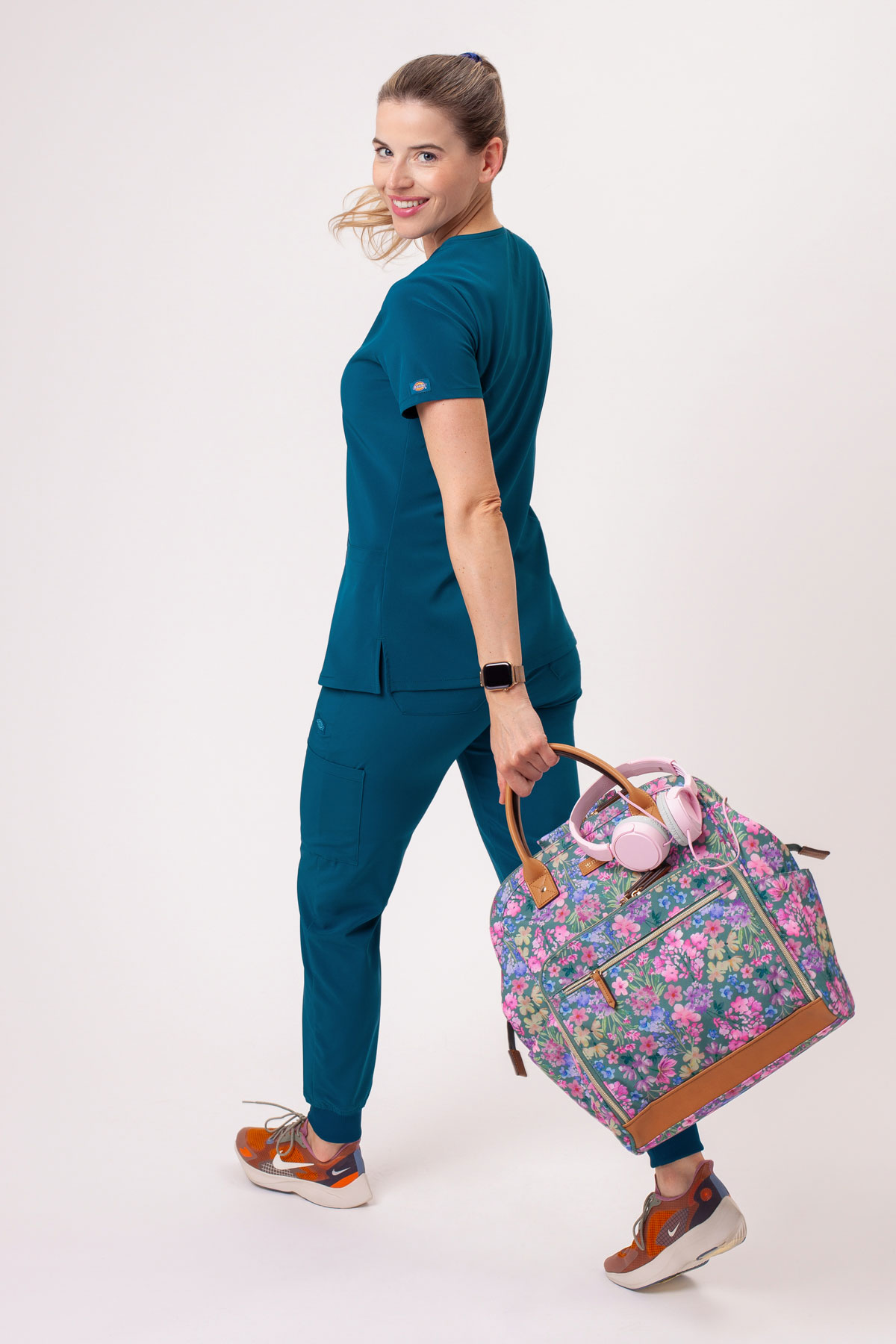 Dámská lékařská souprava Dickies EDS Essentials Jogger karaibsky modrá-1