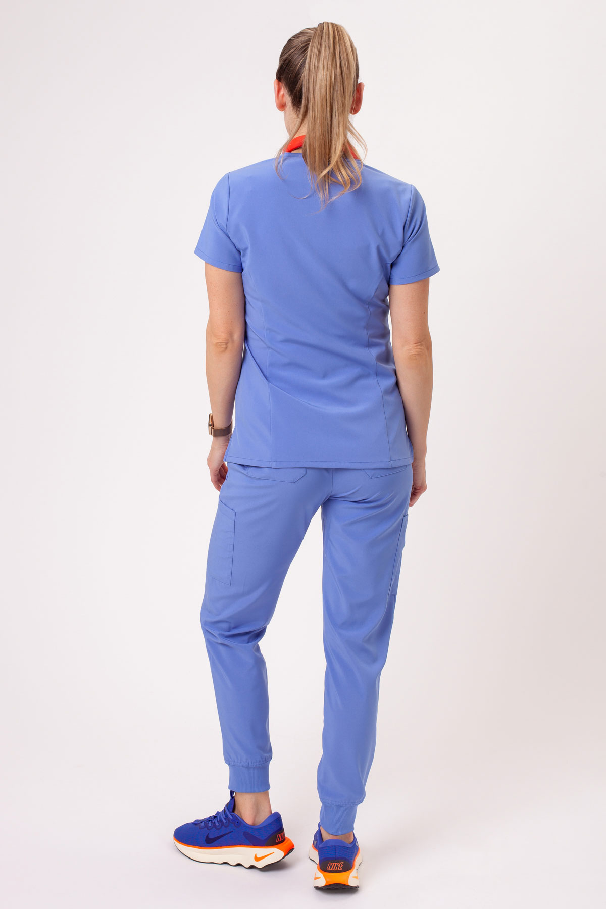Dámské lékařské kalhoty Dickies EDS Essentials Mid Rise Jogger klasicky modré-7