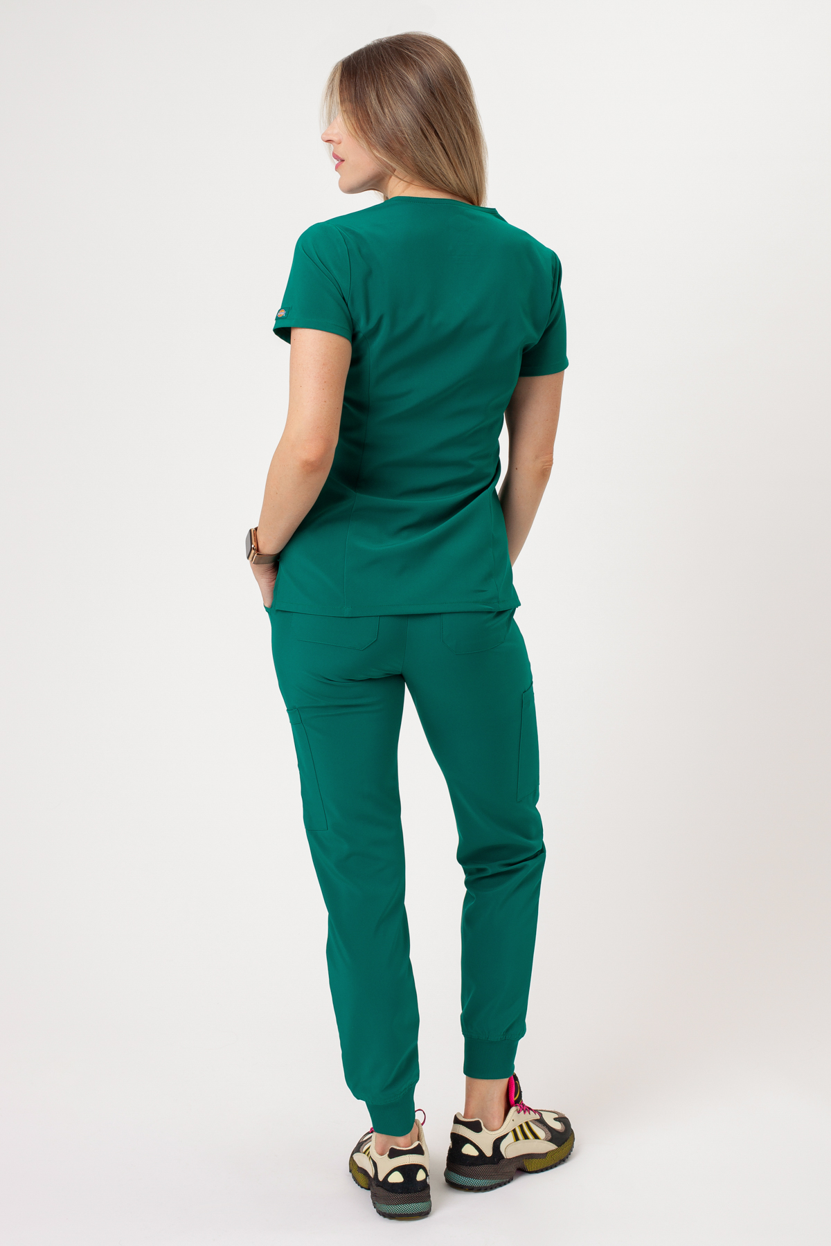 Dámská lékařská souprava Dickies EDS Essentials Jogger zelená-2