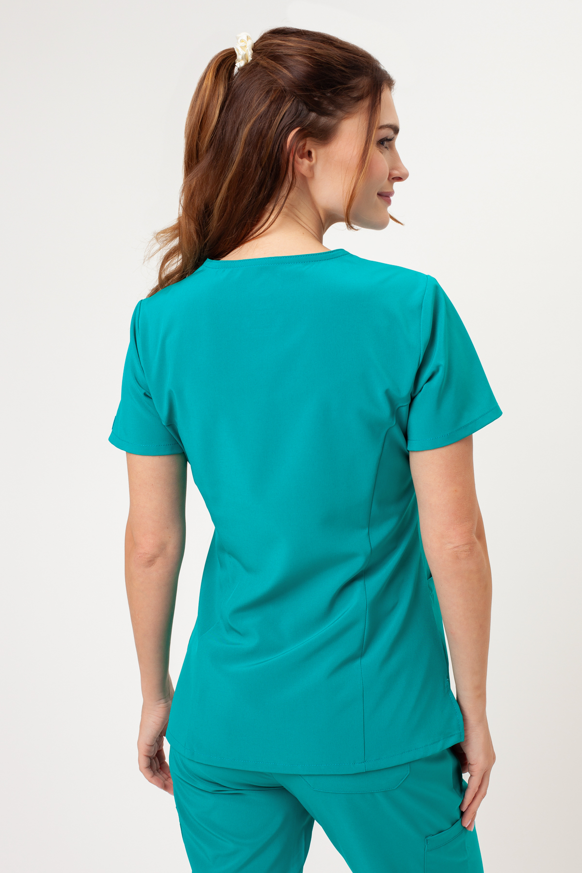 Dámská lékařská halena Dickies EDS Essentials V-Neck mořsky modrá-2