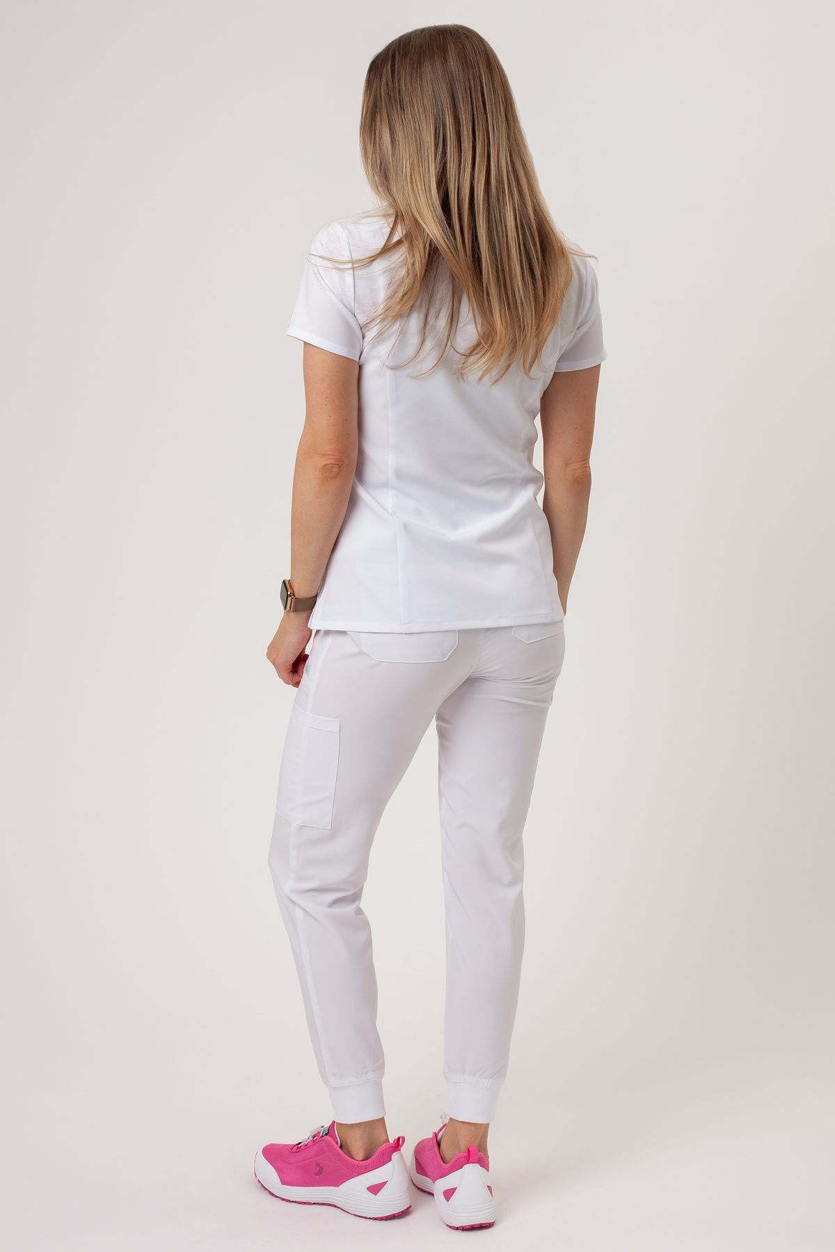 Dámská lékařská halena Dickies EDS Essentials V-Neck bílá-6
