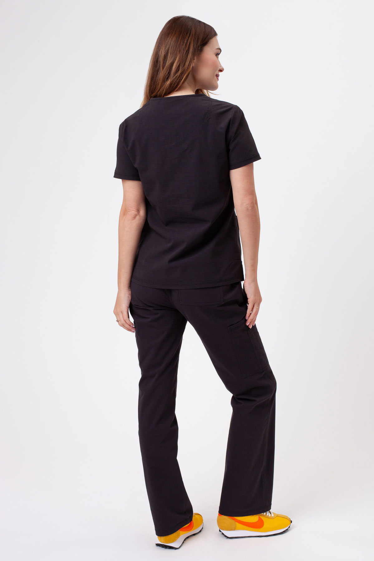 Dámské lékařské kalhoty Dickies Forge Straight Leg černé-6