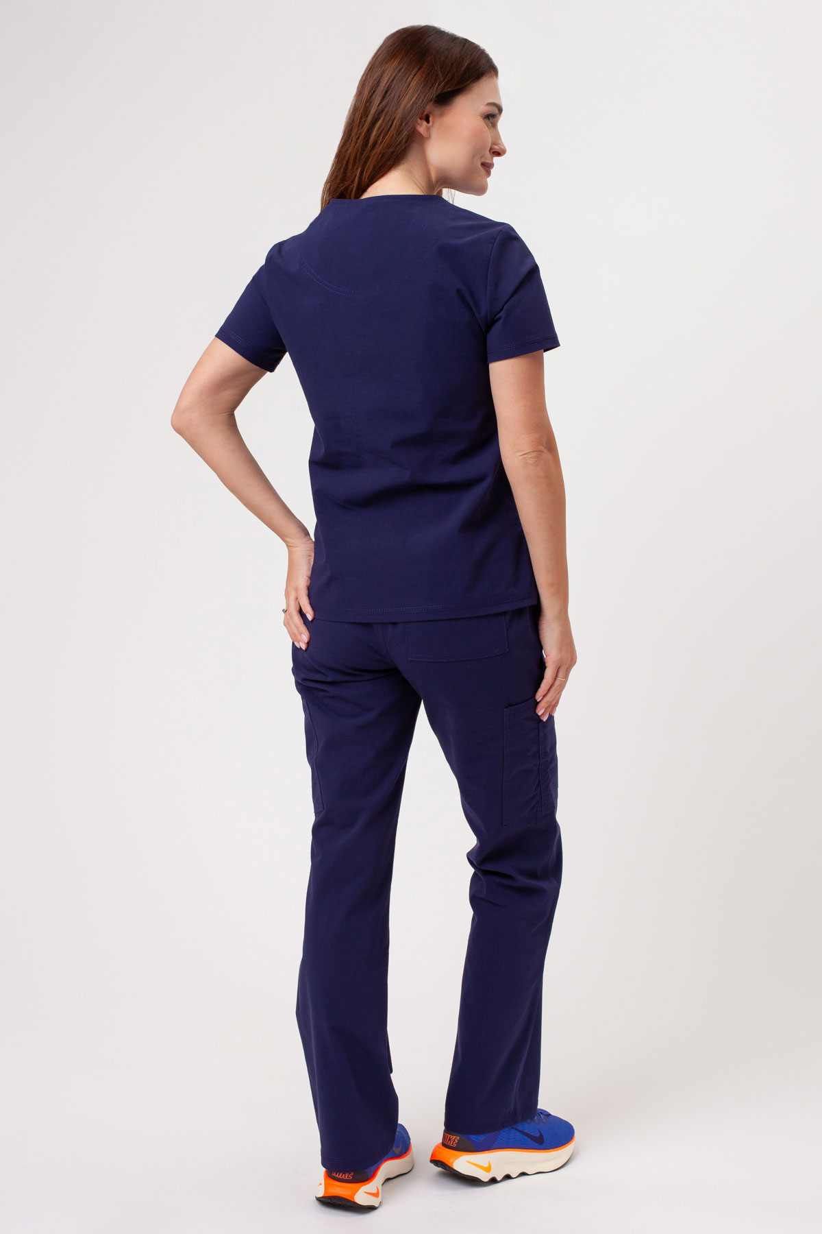 Dámské lékařské kalhoty Dickies Forge Straight Leg námořnická modř-6