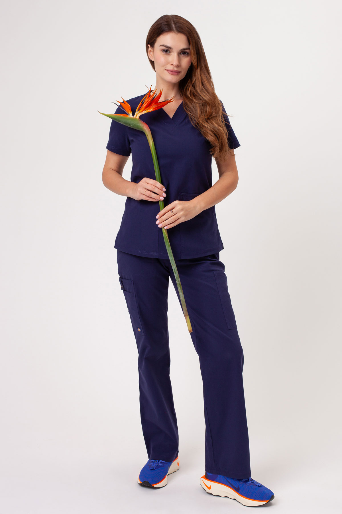 Dámské lékařské kalhoty Dickies Forge Straight Leg námořnická modř-1
