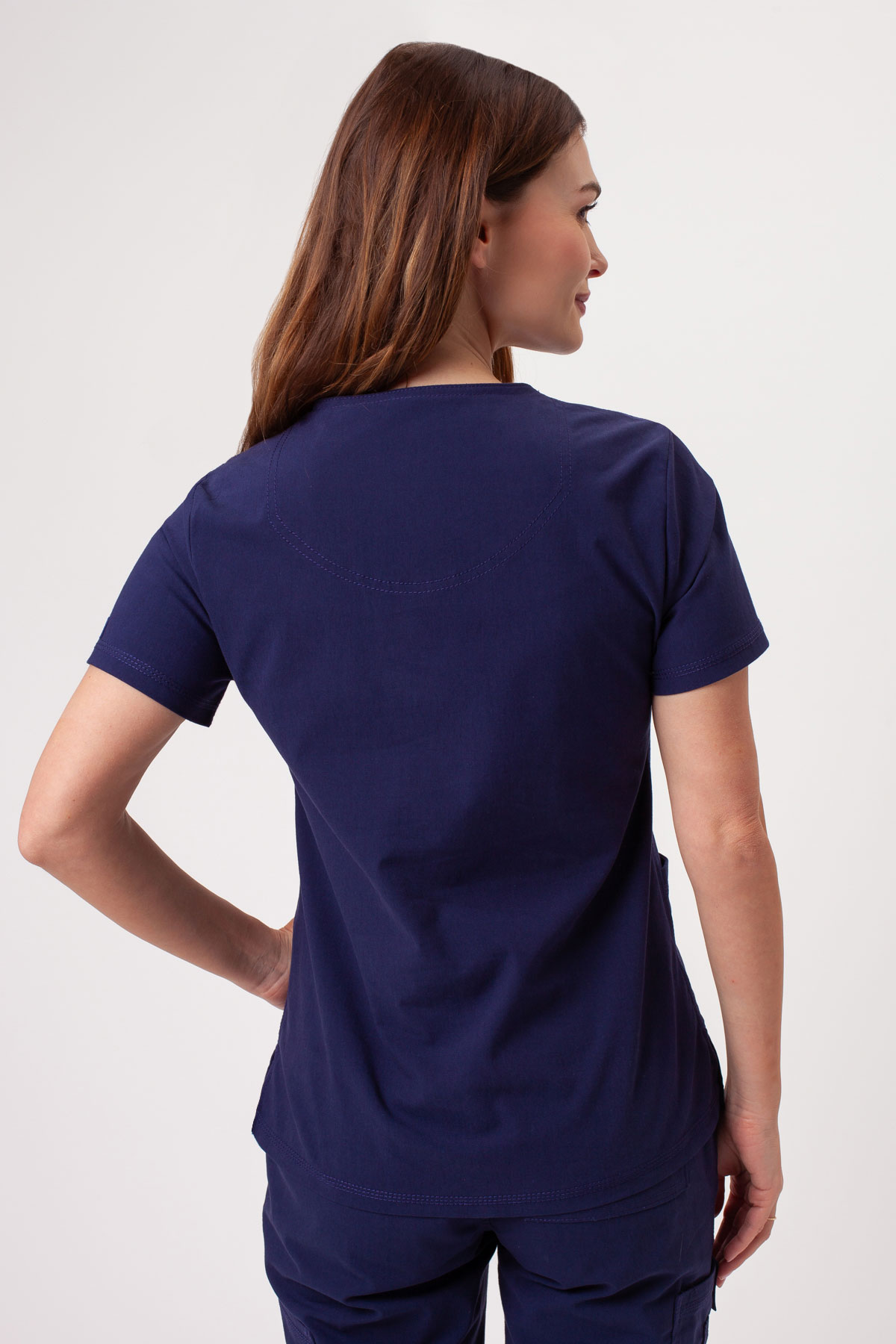 Dámská lékařská souprava Dickies Forge V-neck námořnická modř-4