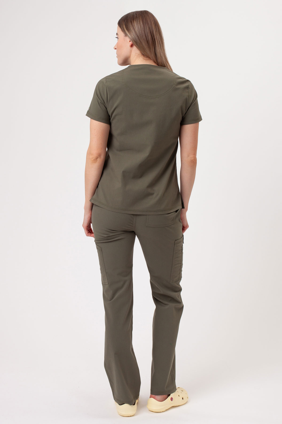 Dámská lékařská souprava Dickies Forge V-neck olivková-2
