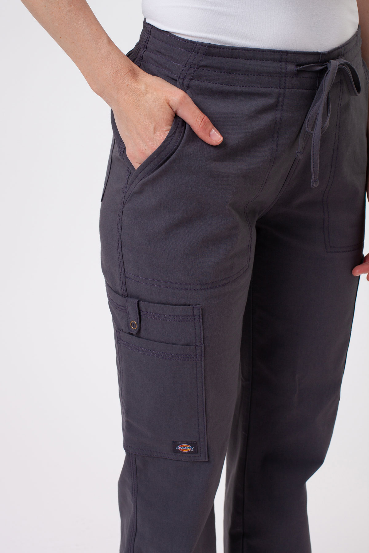 Dámská lékařská souprava Dickies Forge V-neck šedá-9
