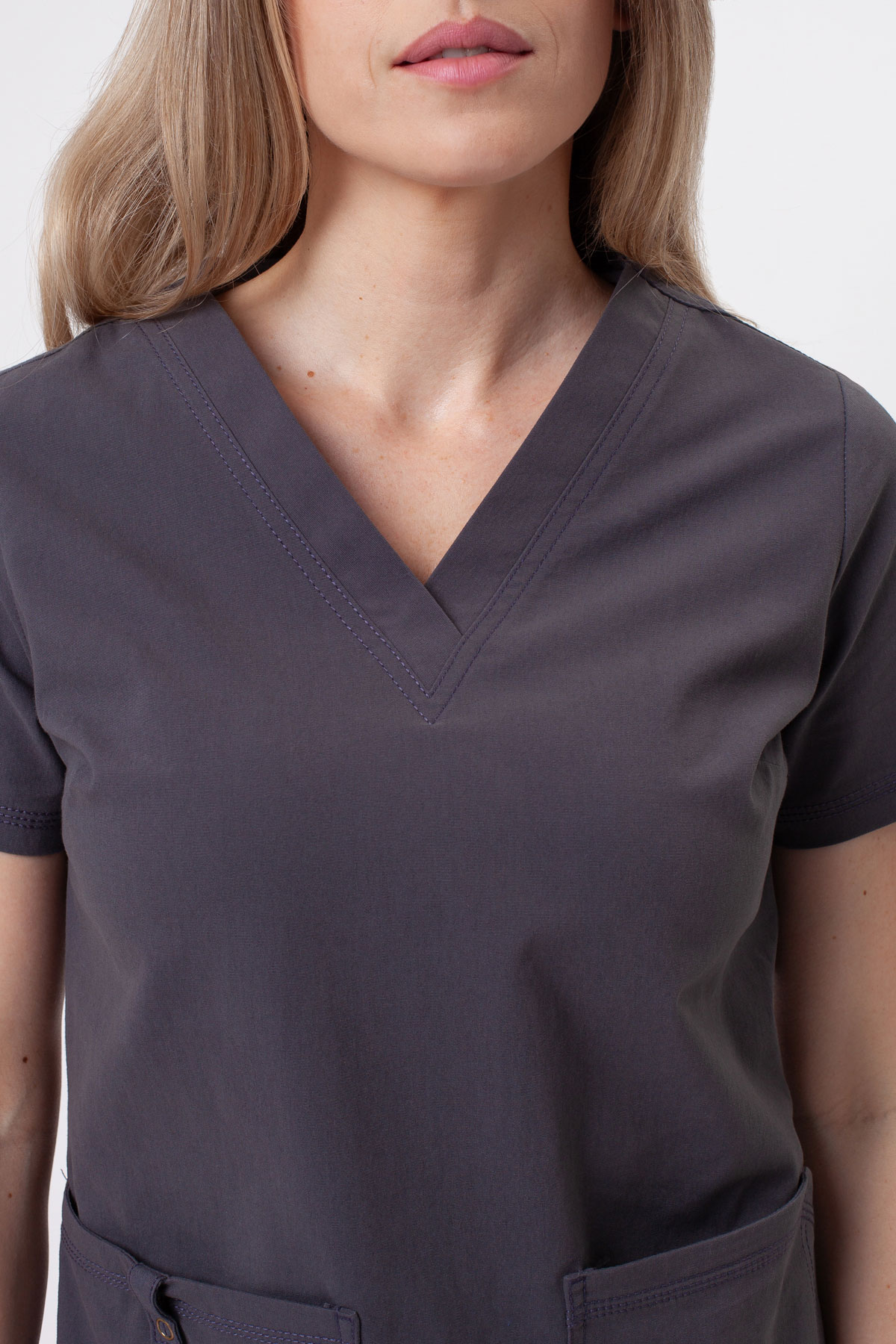 Dámská lékařská souprava Dickies Forge V-neck šedá-5