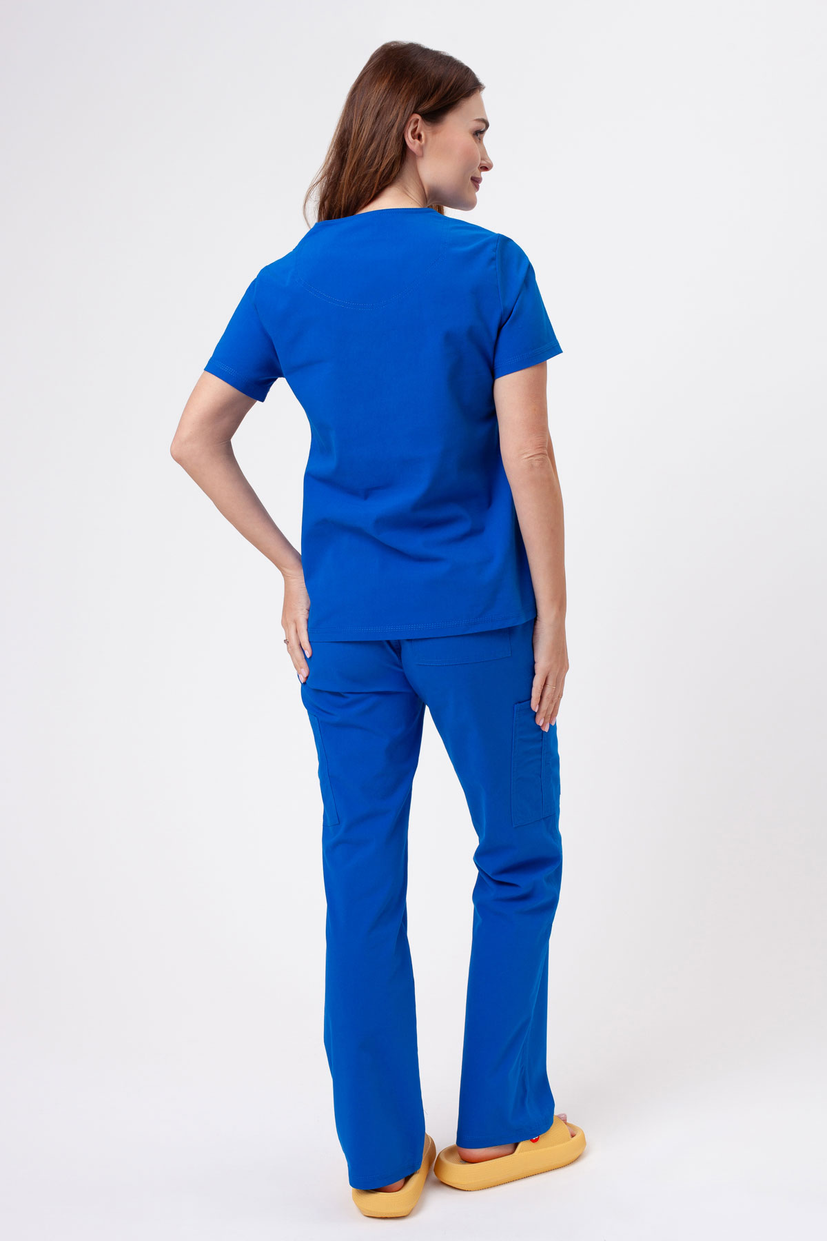 Dámská lékařská halena Dickies Forge V-neck královsky modrá-7
