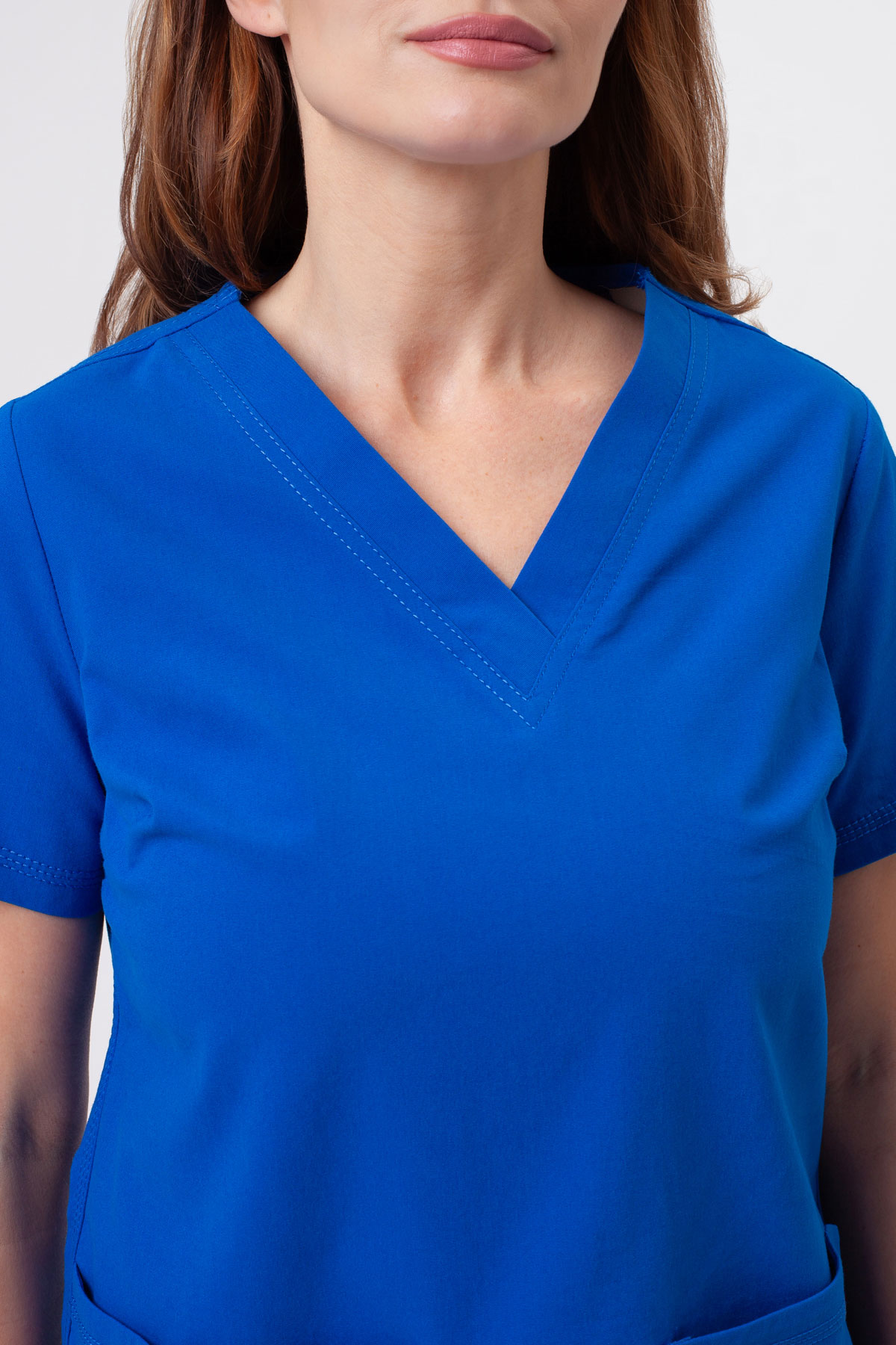 Dámská lékařská souprava Dickies Forge V-neck královsky modrá-6