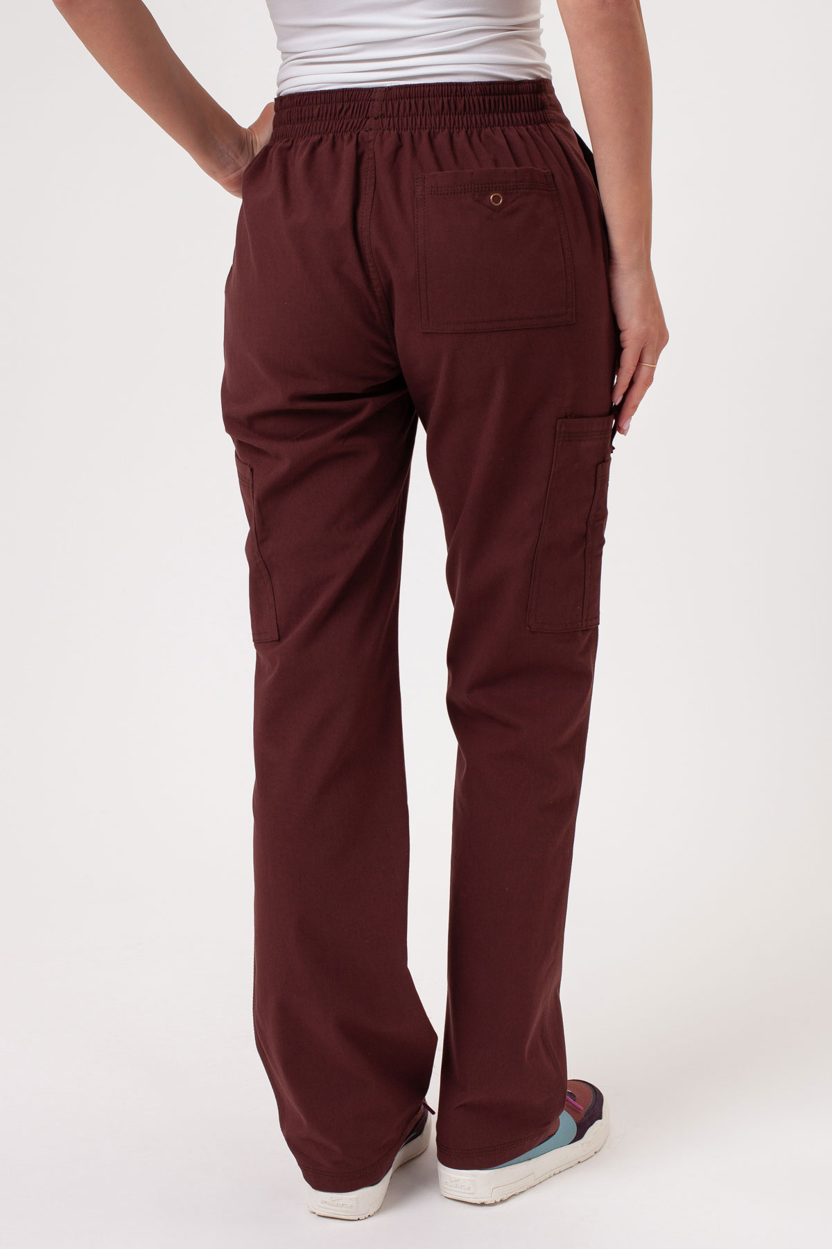 Dámské lékařské kalhoty Dickies Forge Straight Leg hnědé-1