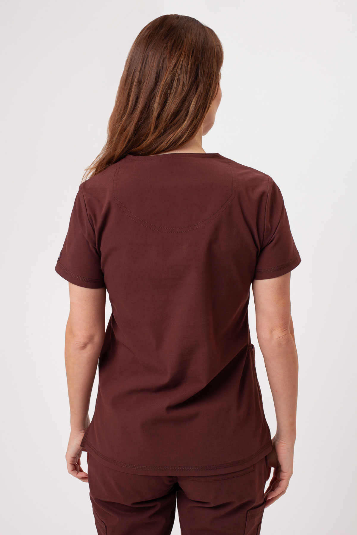 Dámská lékařská souprava Dickies Forge V-neck hnědá-4