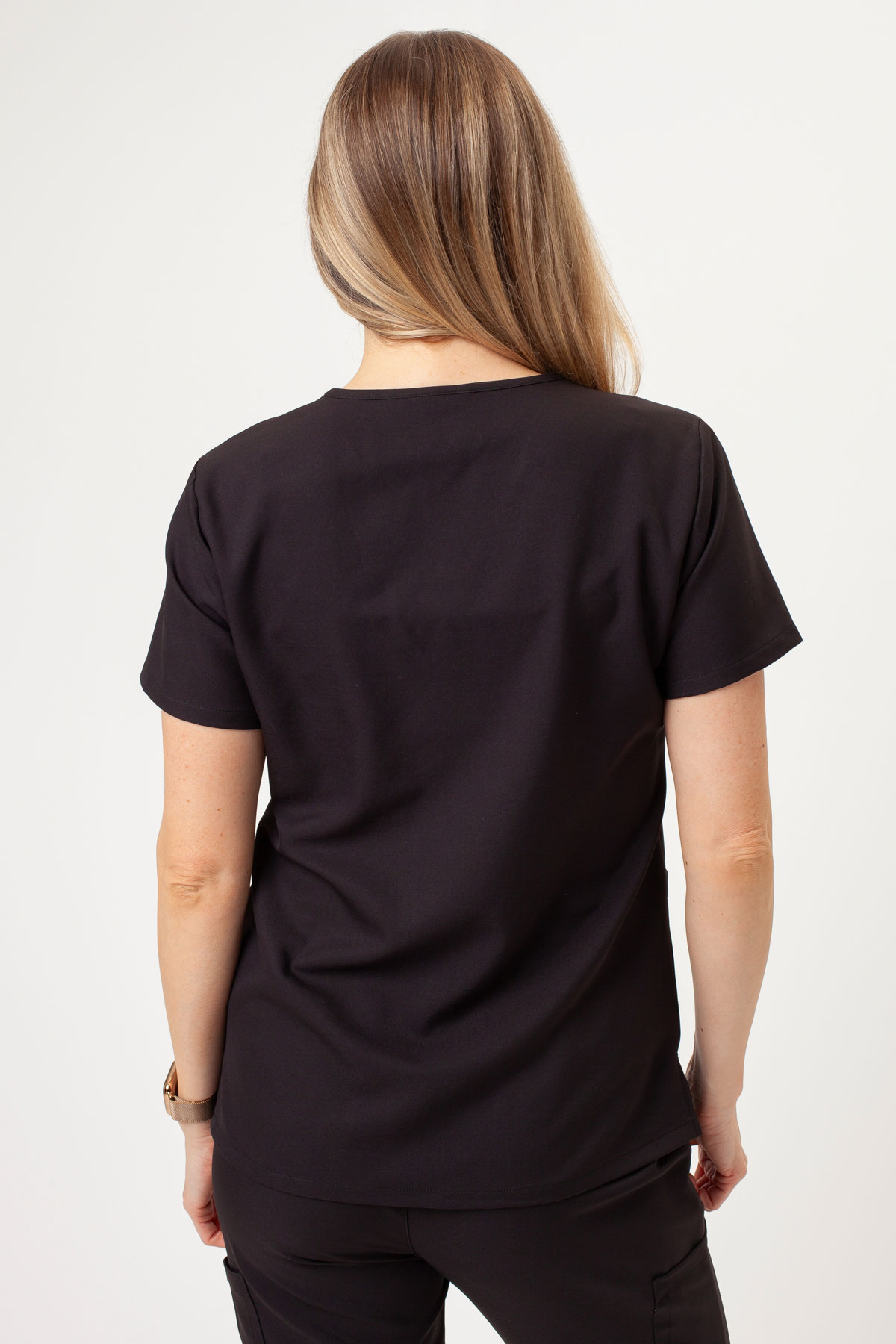Dámská lékařská halena Cherokee Ultra V-neck Top černá-2